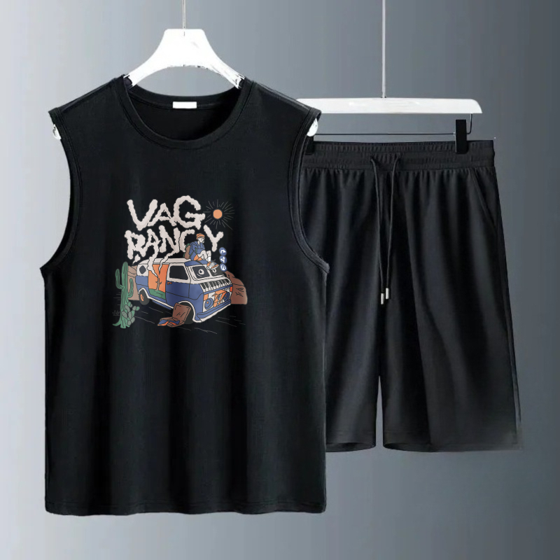 Summer Youth Clothing - Men's Tank Top Sets 2026 Summer