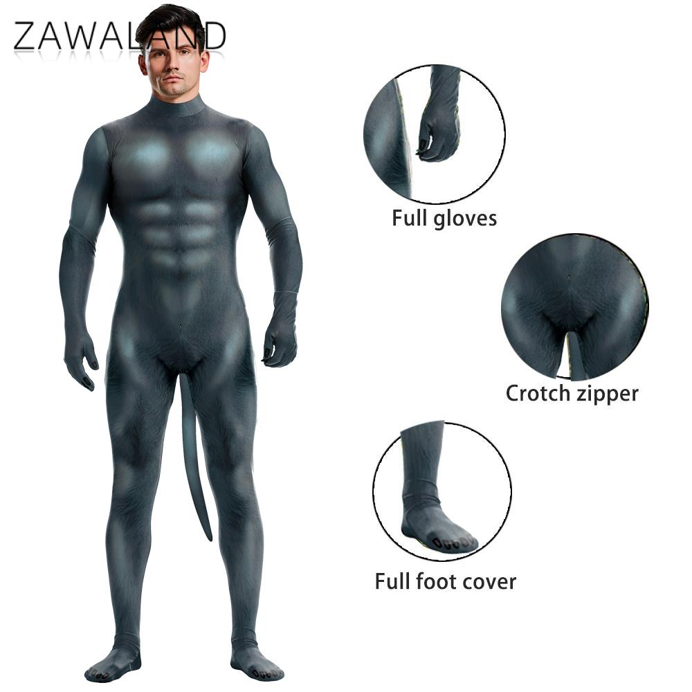 Zawaland Halloween Animal Cost - Summer Vacation Clothing Men review and price