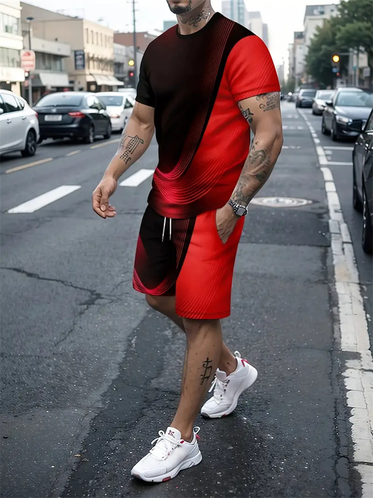 Men Women Gradient Texture T-s - Summer Clothing For Young Men review and price
