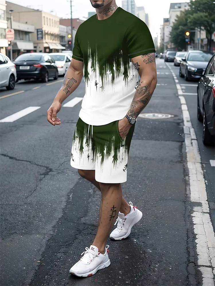 Men Women Gradient Texture T-s - Summer Clothing For Young Men review and price