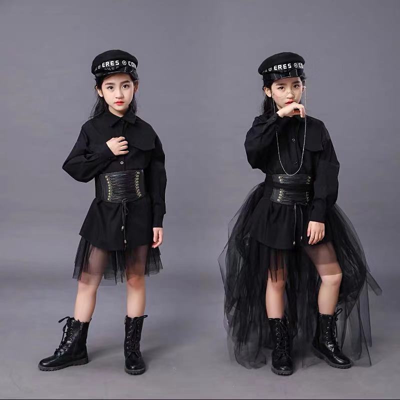 Children's Black Suit Girls Mo - Summer Clothing Set For Girls review and price