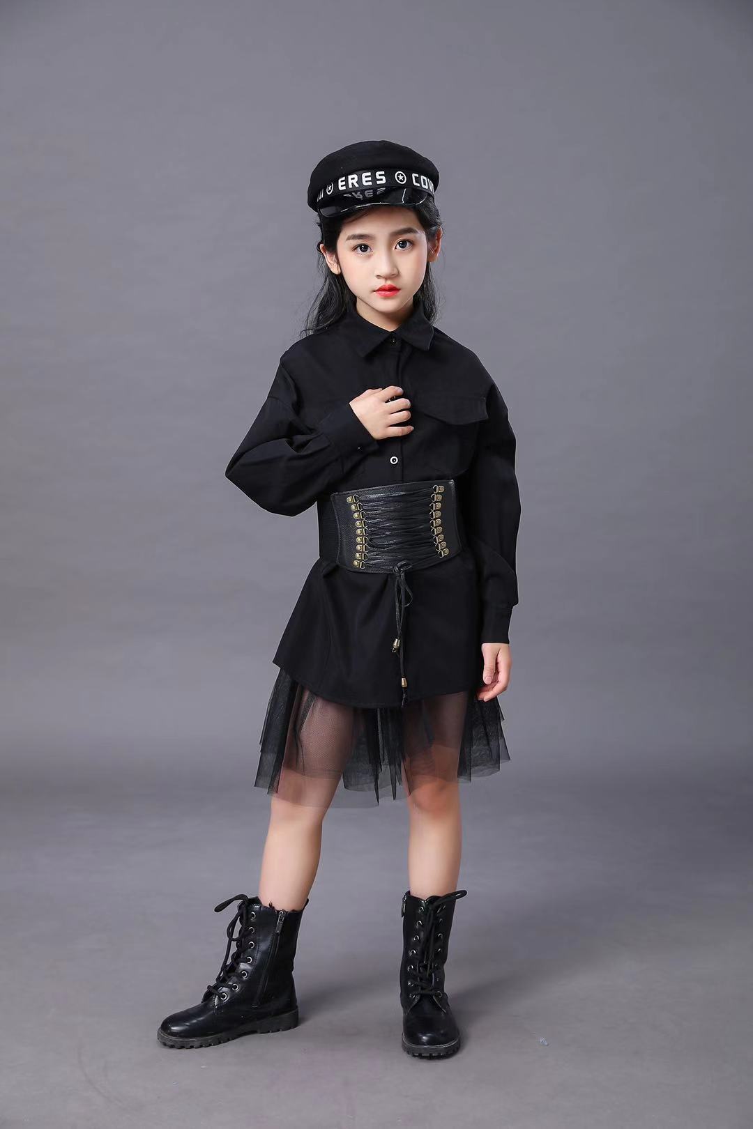 Children's Black Suit Girls Mo - Summer Clothing Set For Girls review and price