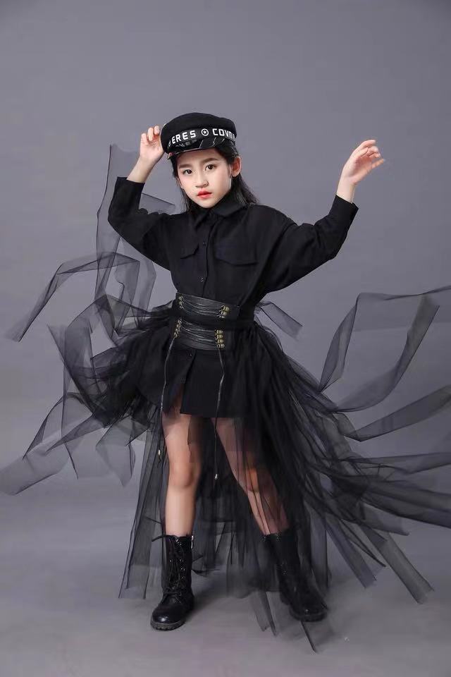 Children's Black Suit Girls Mo - Summer Clothing Set For Girls review and price
