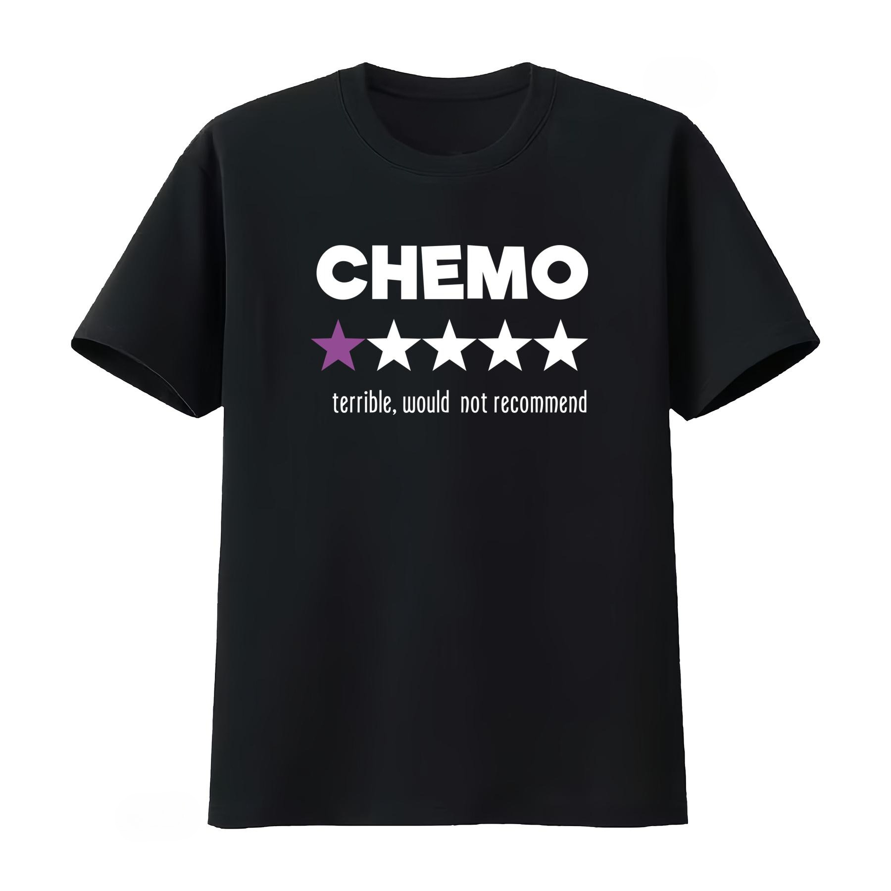 Funny Chemo T-Shirt with Star  - Summer Clothing Recommendations review and price
