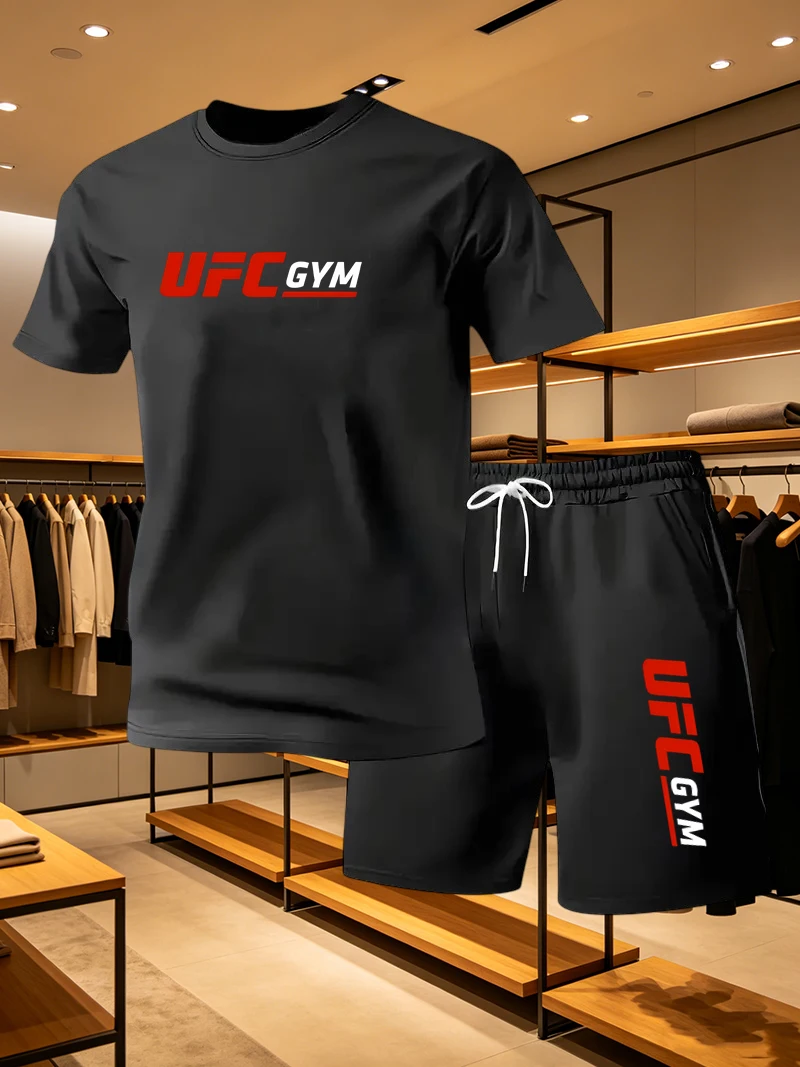 Men's Fashion T-shirt Shorts U - Summer Clothing For Young Men review and price
