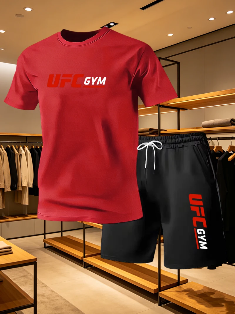 Men's Fashion T-shirt Shorts U - Summer Clothing For Young Men review and price