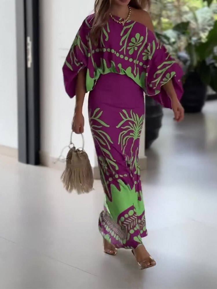 Sexy Women Print Two Piece Set - Summer Clothing Set For Girls review and price