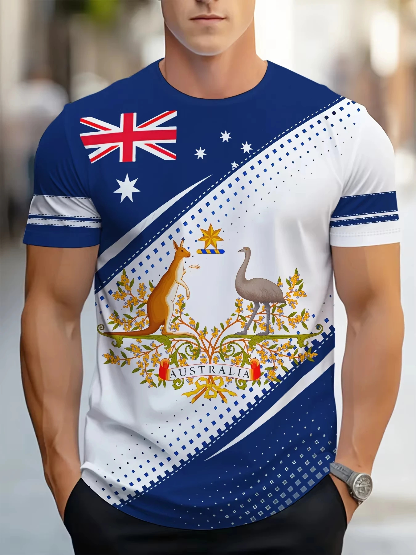 Men's T-Shirts Australia Graph - Summer Clothing Women Australia review and price