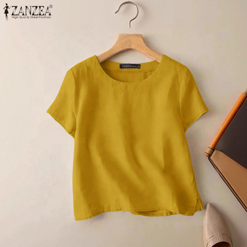 ZANZEA Summer Casual Cotton Bl - Summer Clothing Wear review and price