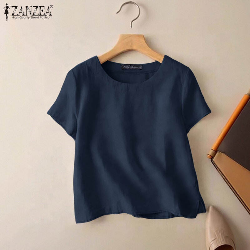 ZANZEA Summer Casual Cotton Bl - Summer Clothing Wear review and price