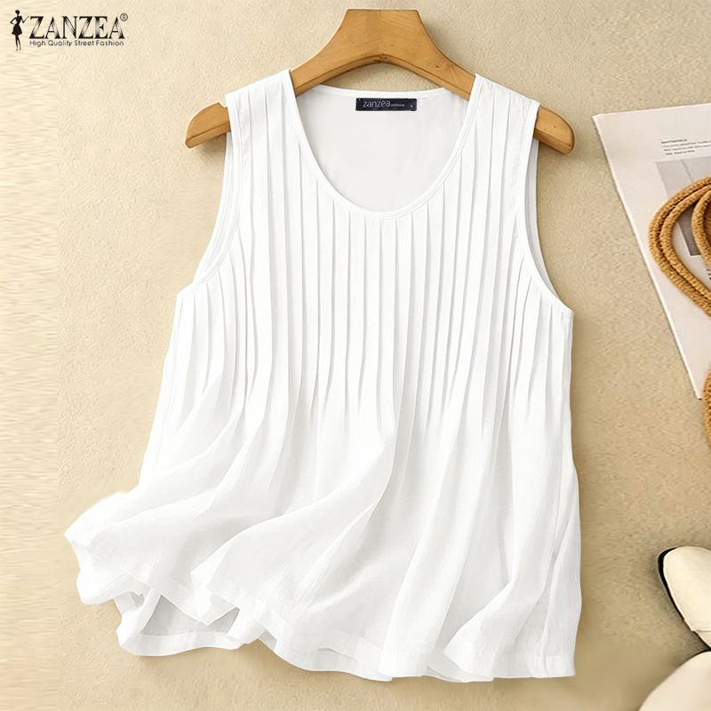 ZANZEA Woman Summer Pintuck Ta - Summer Clothing Plus Size review and price