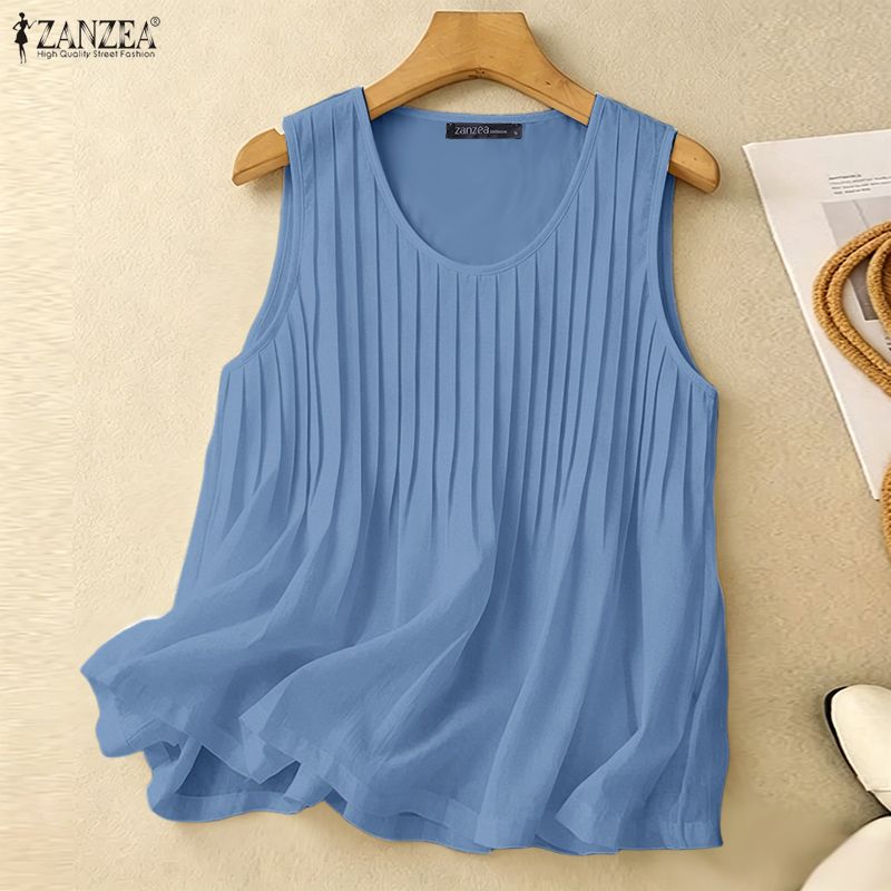 ZANZEA Woman Summer Pintuck Ta - Summer Clothing Plus Size review and price