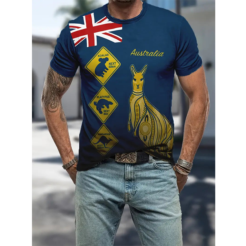 Australia Graphic T Shirts Men - Summer Clothing Women Australia review and price