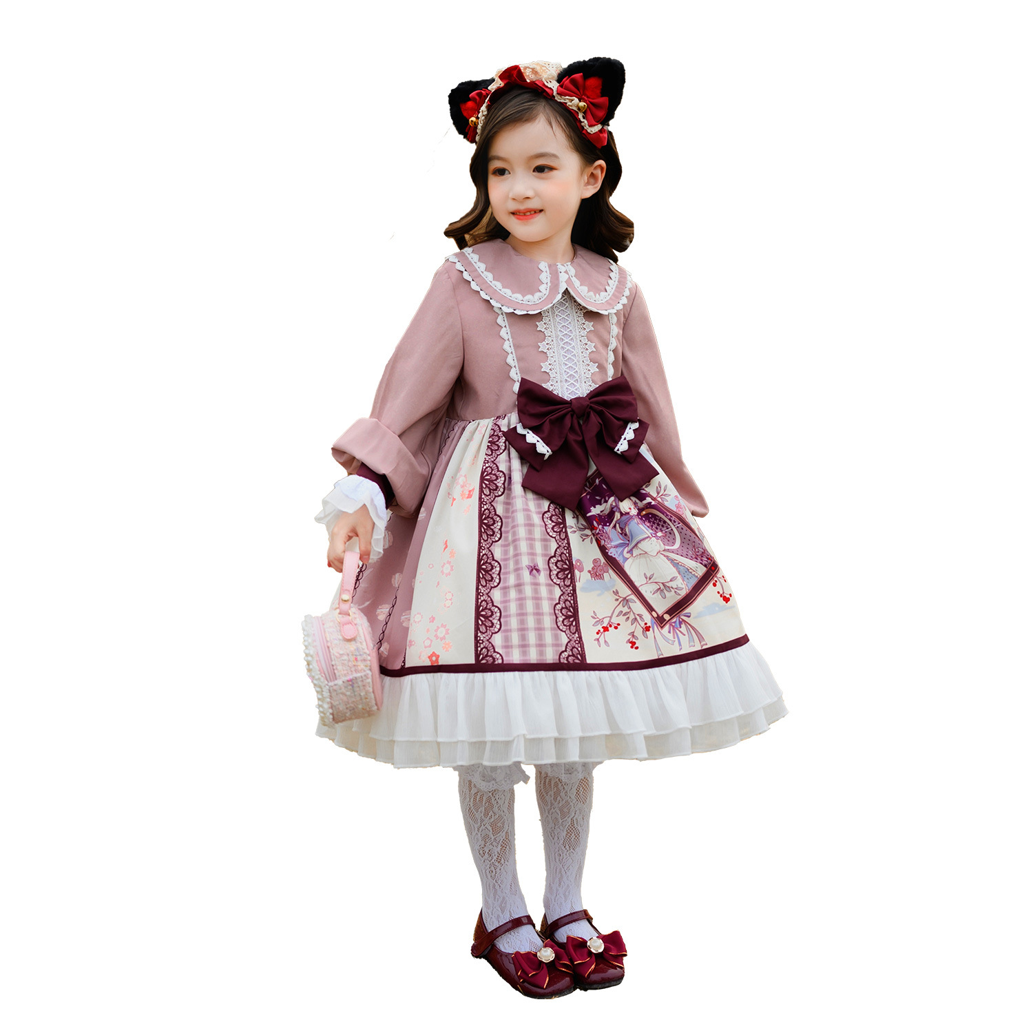 Children's Lolita Clothing Lon - Summer Clothing Set For Girls review and price