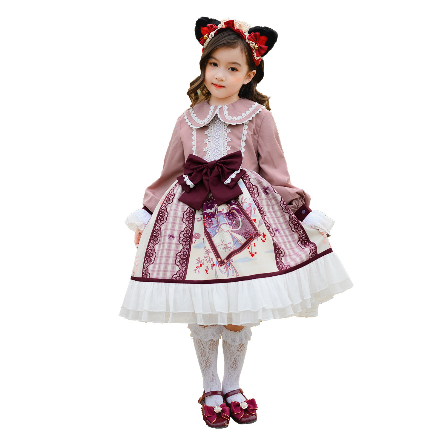 Children's Lolita Clothing Lon - Summer Clothing Set For Girls review and price