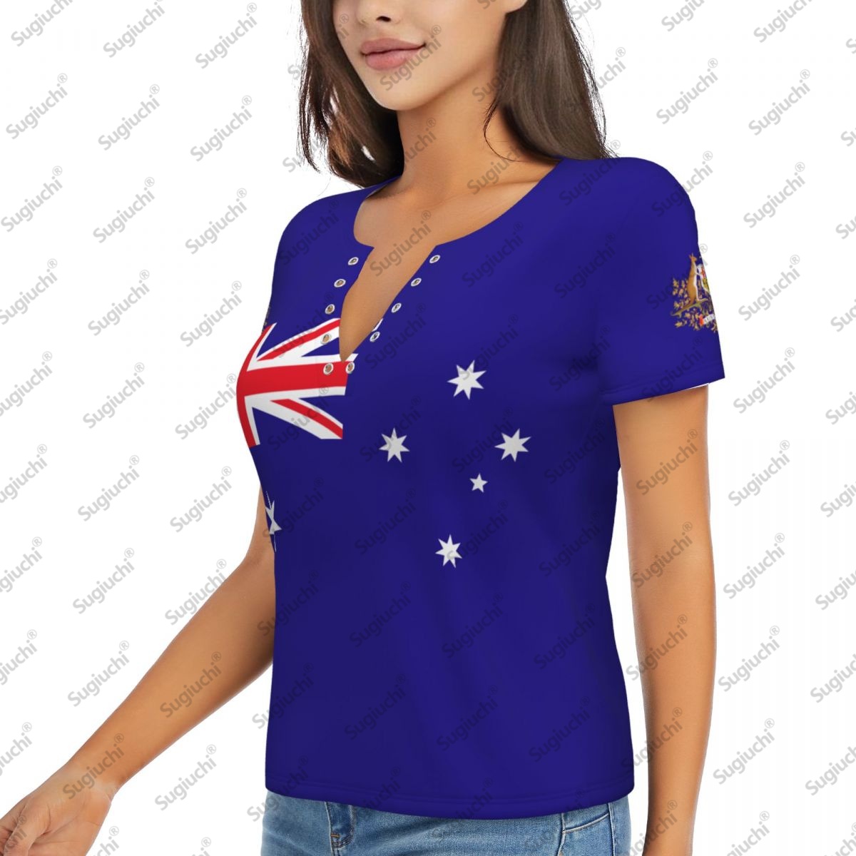 2025 Australia Flag Sexy Deep  - Summer Clothing Women Australia review and price
