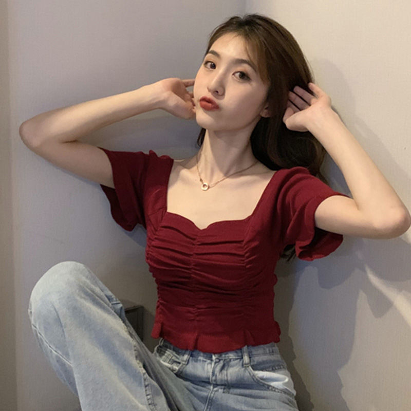 Knitted Fashion Blouse Woman R - Summer Youth Clothing review and price