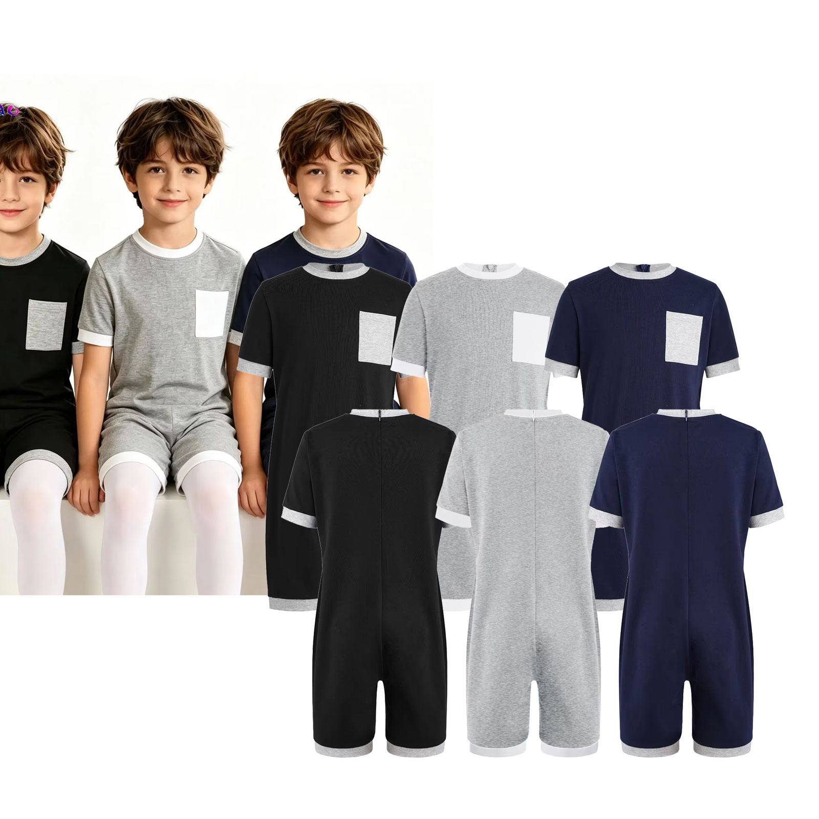 3Pcs Unisex Kids Special Needs - Summer Clothing Boys review and price