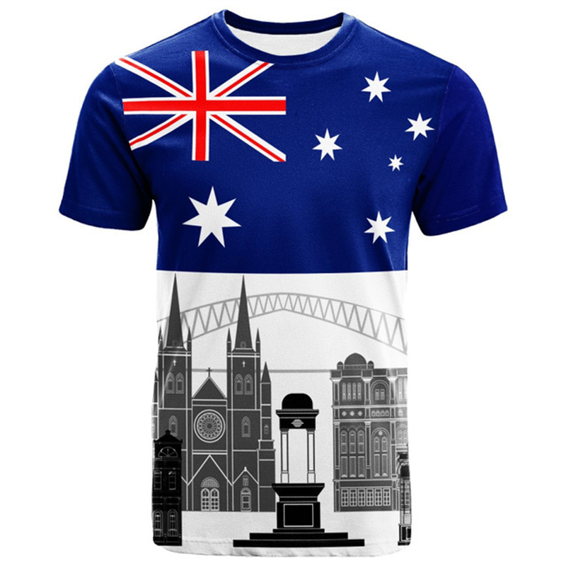 Australia Graphic T Shirts Men - Summer Clothing Women Australia review and price